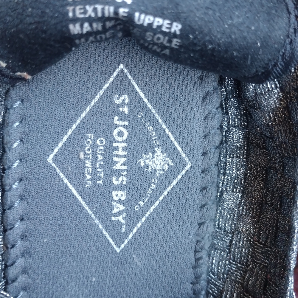 St. John's Bay Women's Silver Woven Shoes - Picture 2 of 4